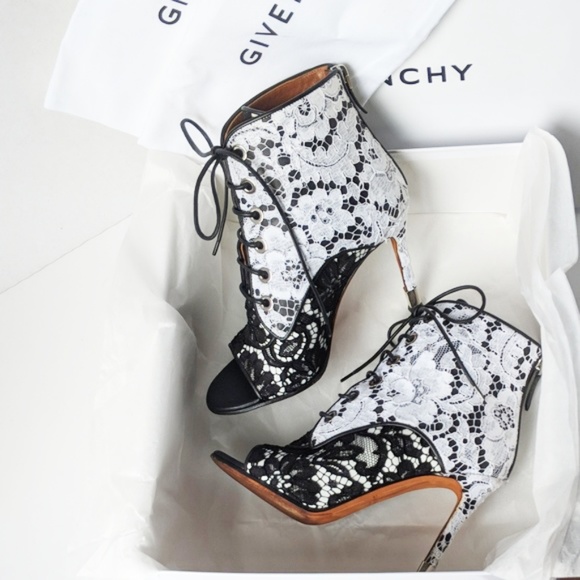 givenchy lace booties